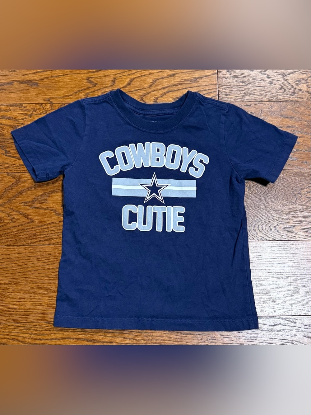 Dallas Cowboys Authentic Toddler Unisex Graphic T Shirt Size 4T Cowboys Cutie